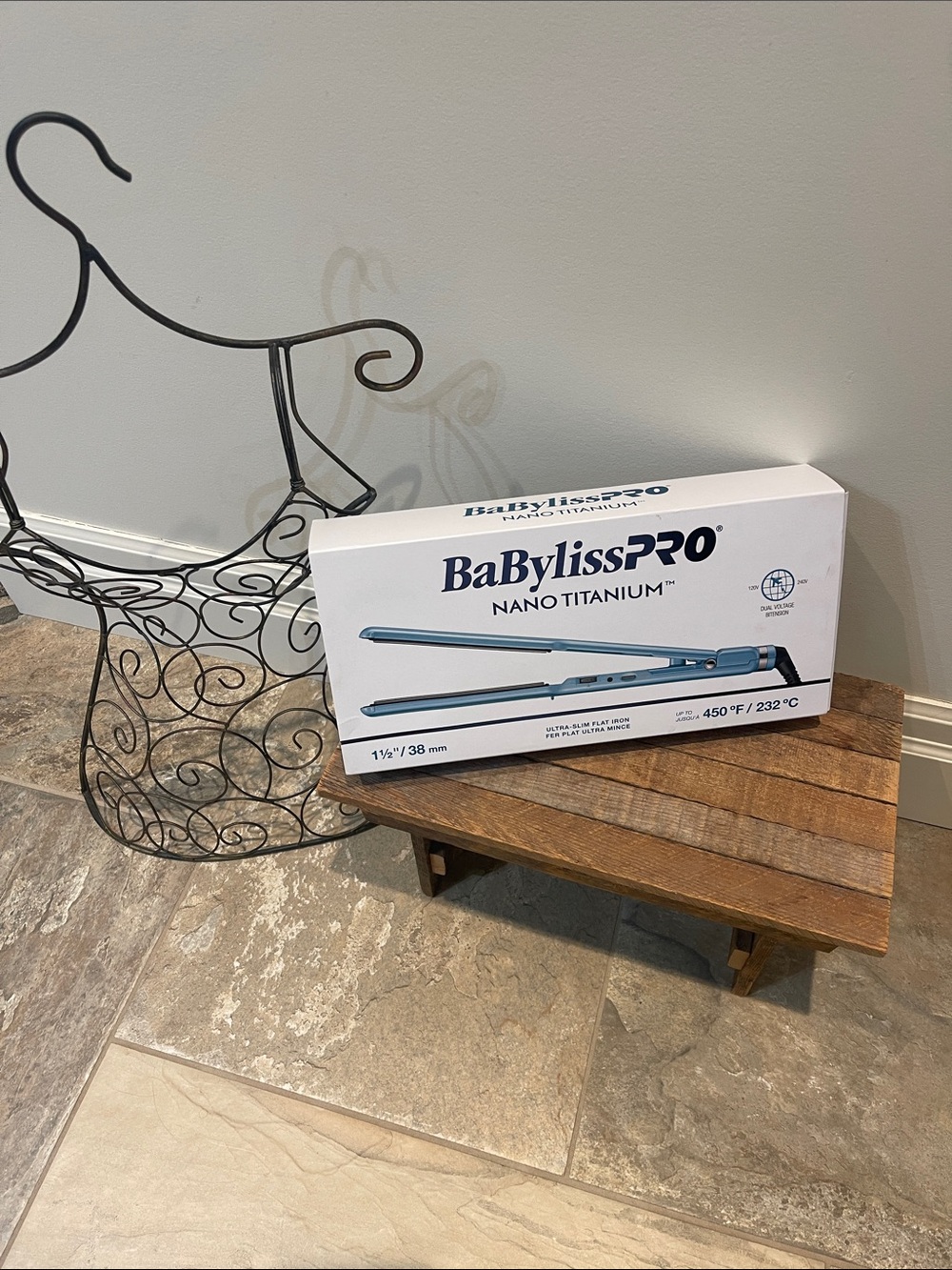 🆕 BaBylissPRO Nano Titanium & Ceramic Ultra-Slim Flat Iron